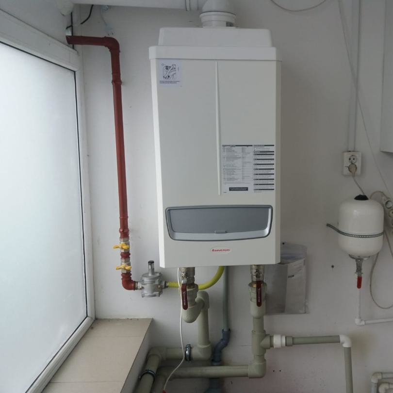 Lucrare instalatie termica centrala Immergas de 55kW efectuata de Elconova Bacau la Subex Industries Bacau